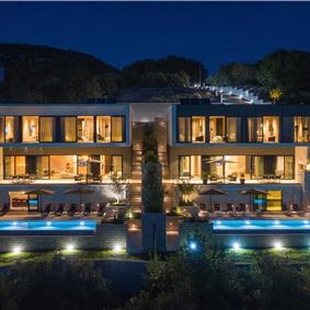 Luxury 5-Bedroom Sea-View Villa with Heated Infinity Pool in Orasac near Dubrovnik – Sleeps 10